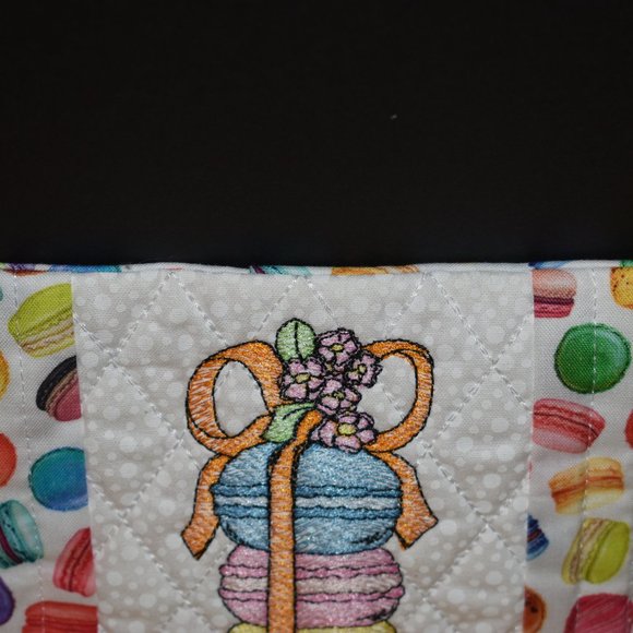 Cute Embroidery Macaron Wallet - Picture 3 of 9